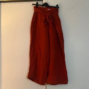 Madewell High Waist Paperbag Cropped Pants